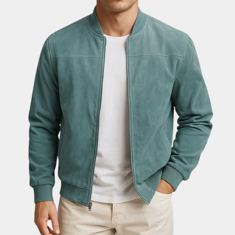 Adrian | Prémiová bomber bunda z semišu