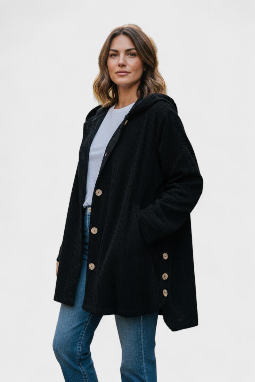 Amalie | Elegantný velúrový kabát v luxusnom dizajne