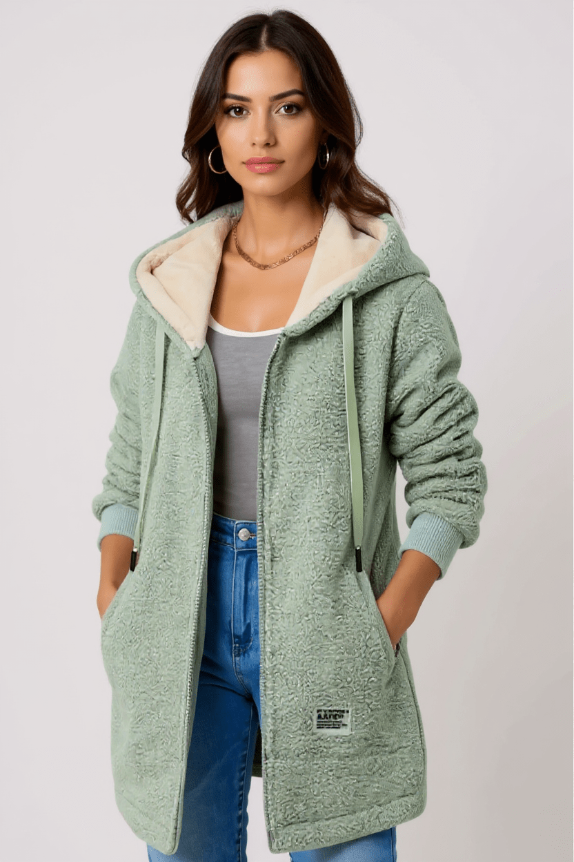 Birgitta | Elegantná fleece bunda so severským dizajnom