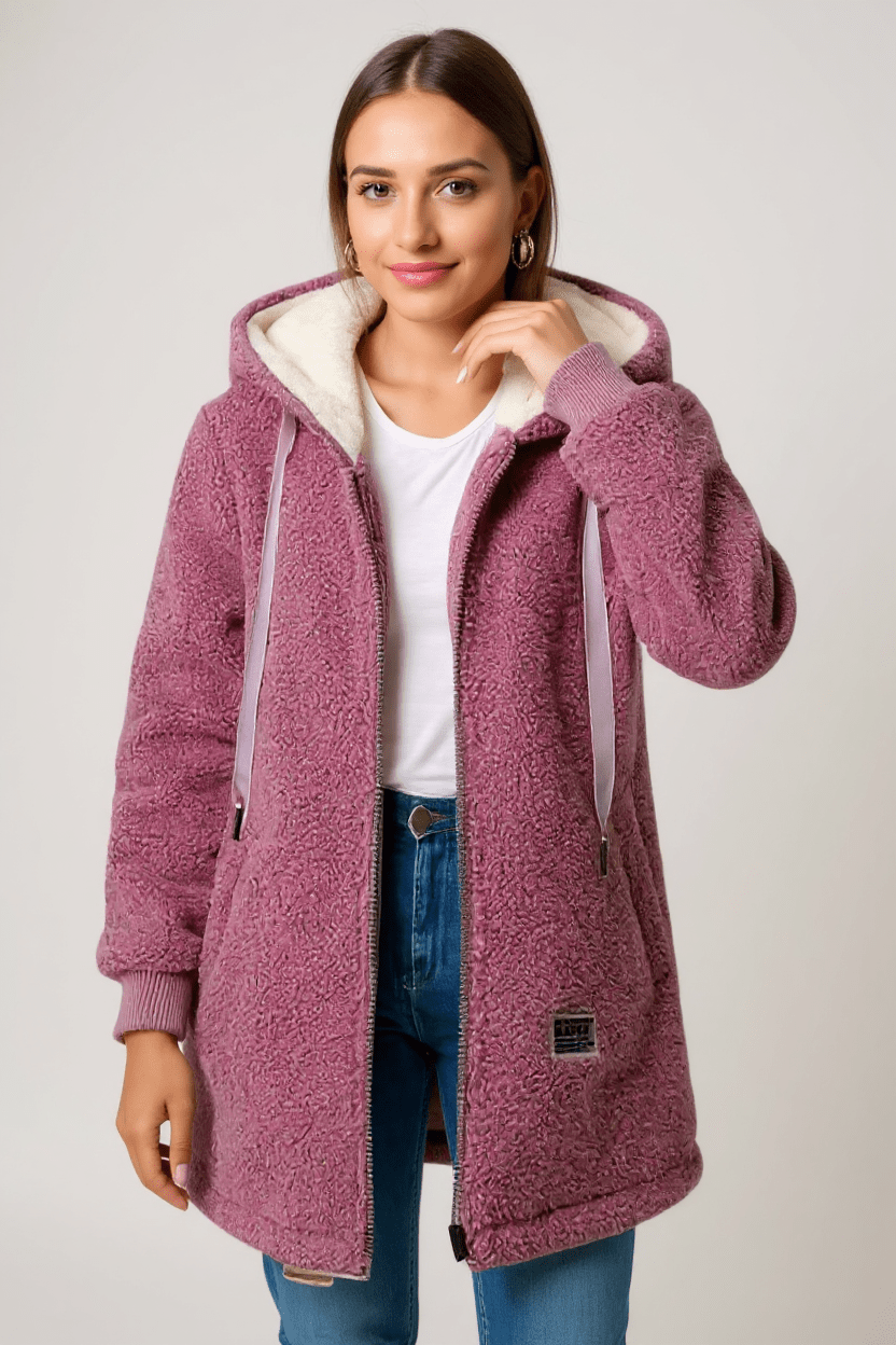Birgitta | Elegantná fleece bunda so severským dizajnom