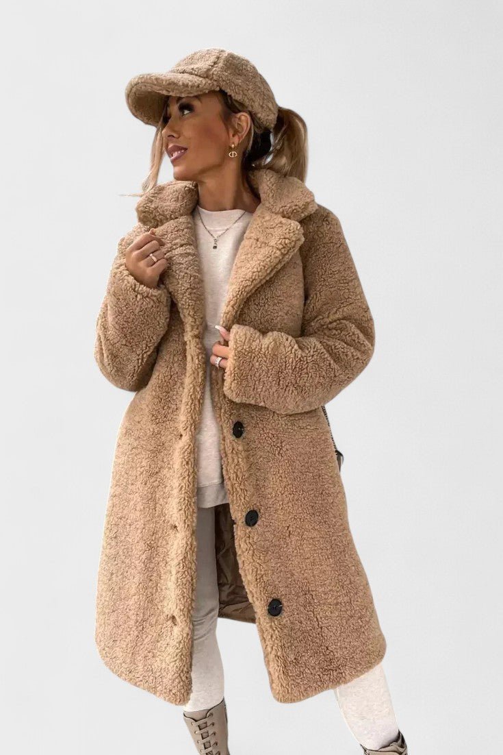 Birgitte | Elegantná teddy bunda s luxusným dizajnom