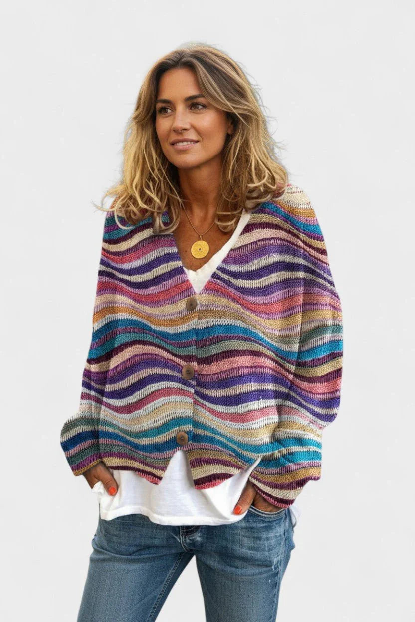 Fran™ | Ľahký cardigan s gombíkmi