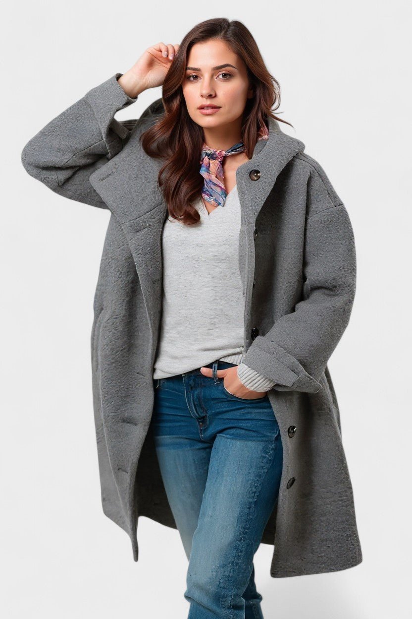 Freja | Elegantný stredne dlhý kabát