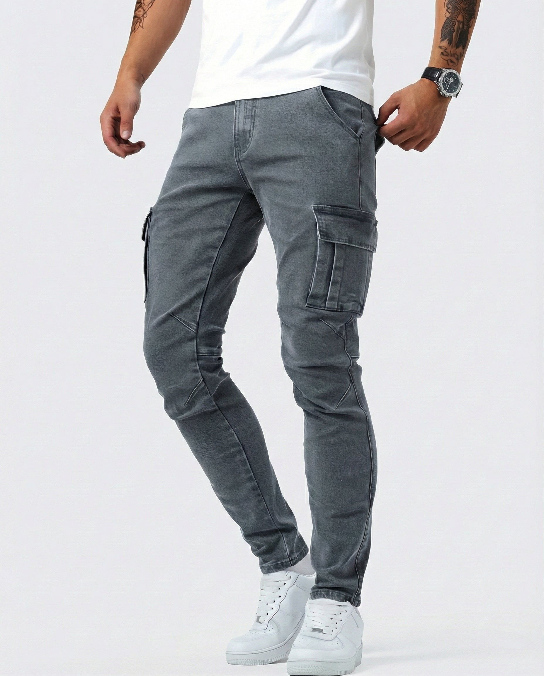 Jean | Elastické Cargo Nohavice
