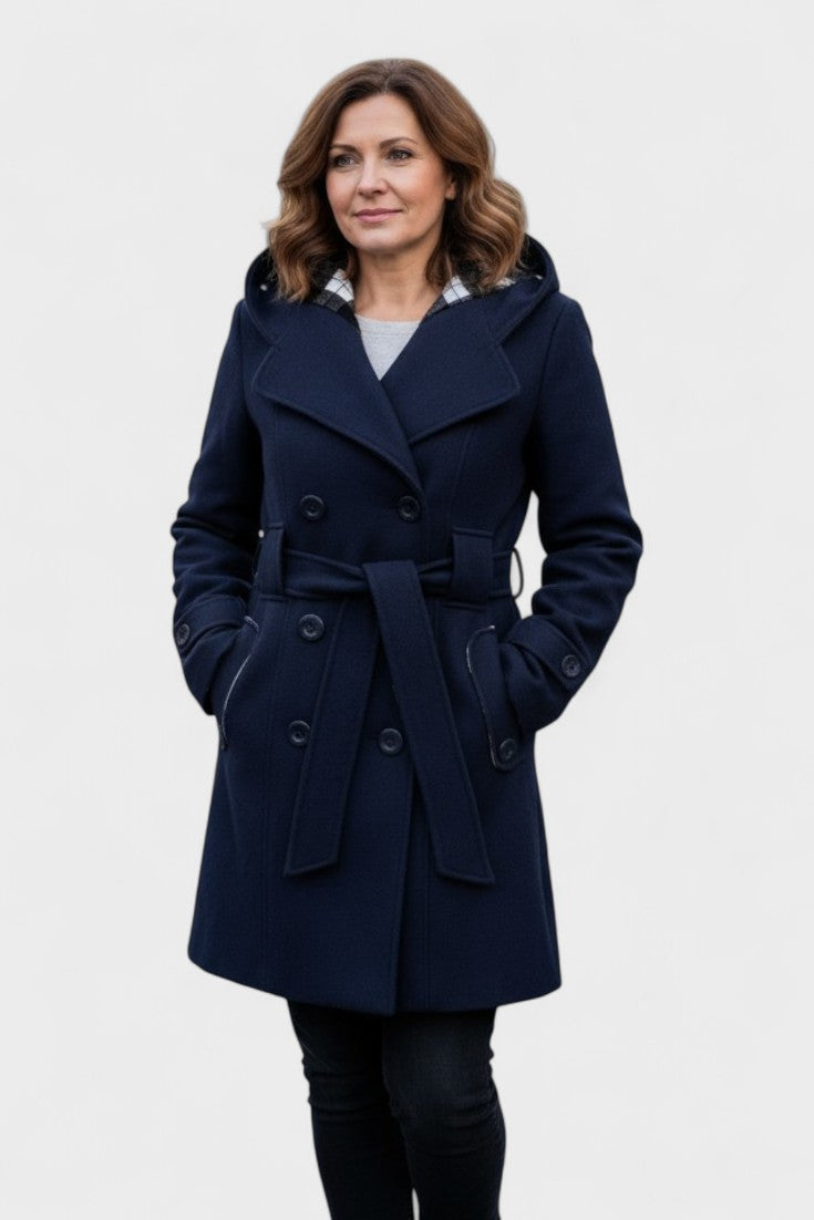 Leona | Elegantný dvojradový kabát