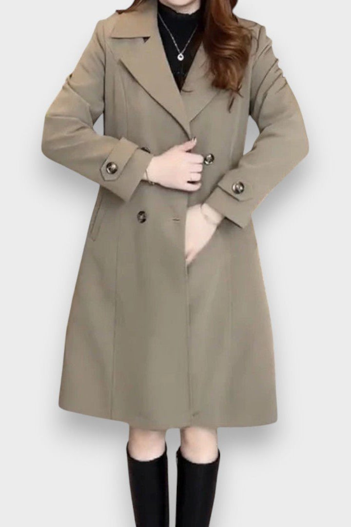 Luisa | Trenčkot elegantný v klasickom dizajne