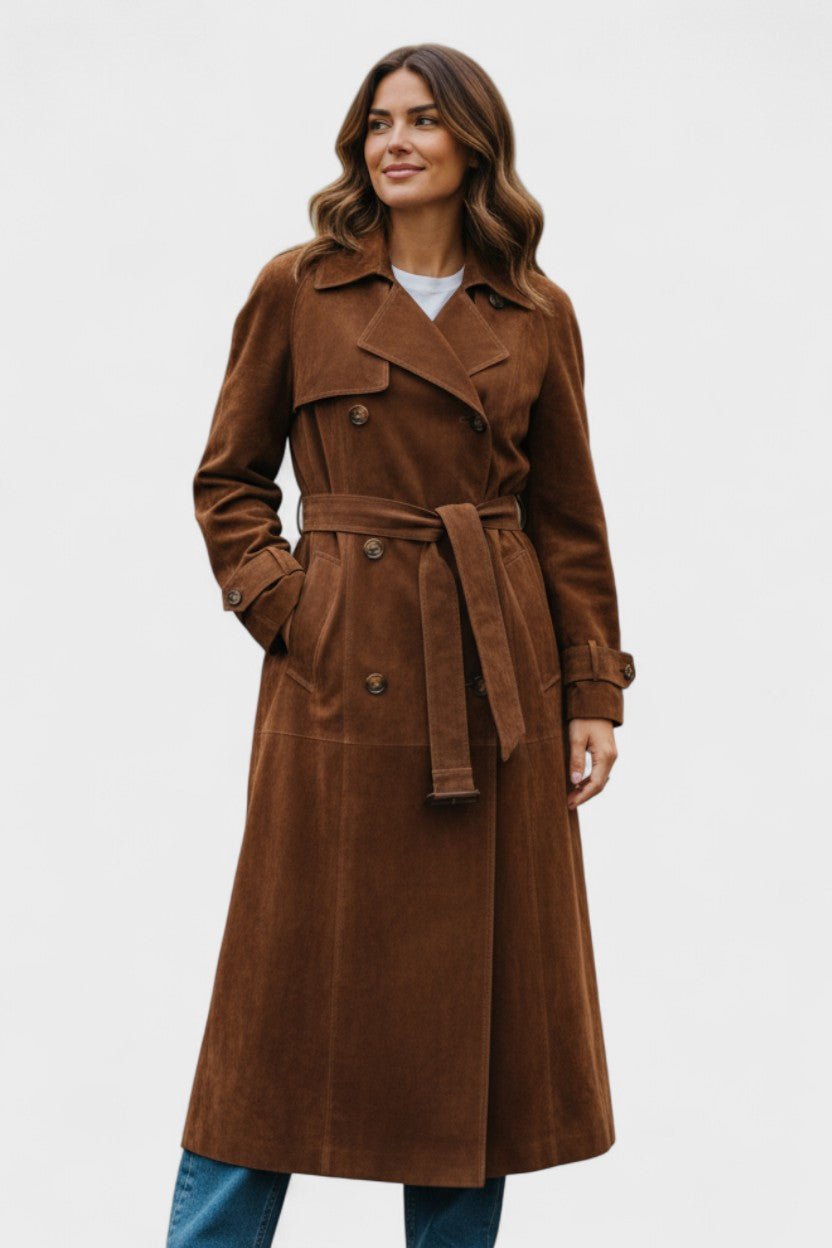 Mille | Elegantný semišový kabát