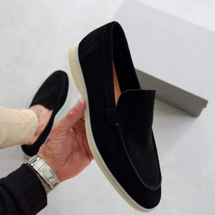 Tristan | Elegantné mokasíny z semišu