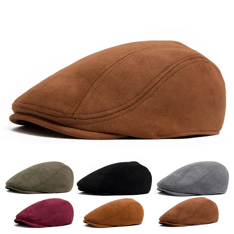 Hilaire | Klasický baret z semišu