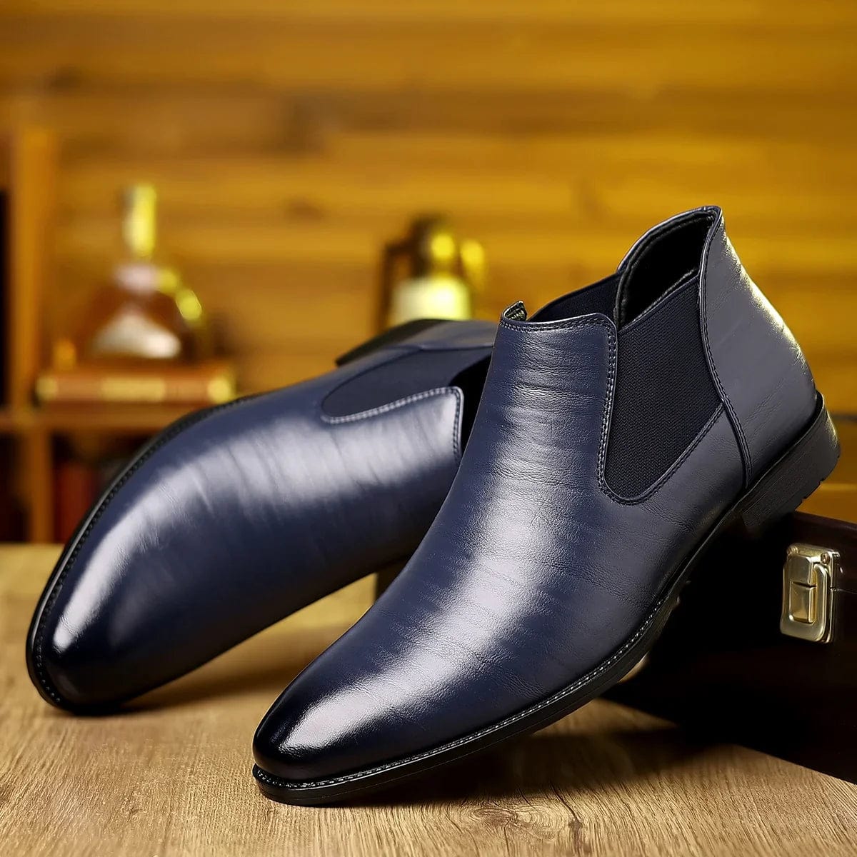 Simon | Elegantné Kožené Čižmy