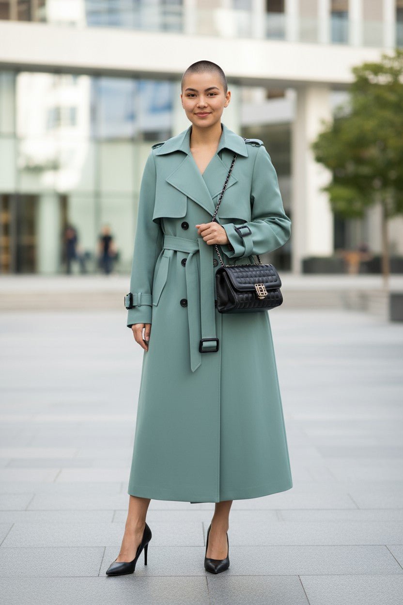 Saara | Elegantný kabát s opaskom v páse