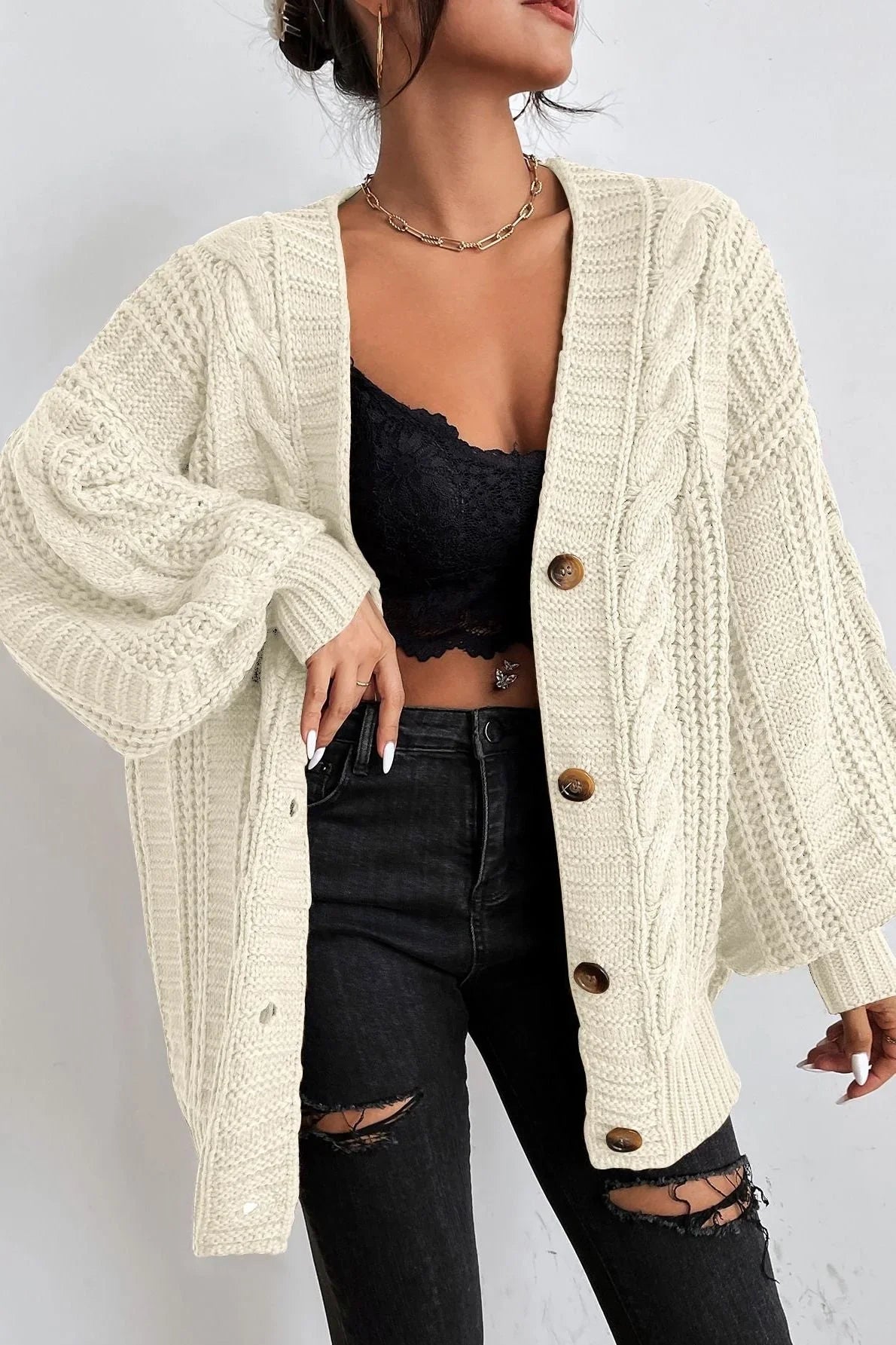 Saga | Kardigán oversize