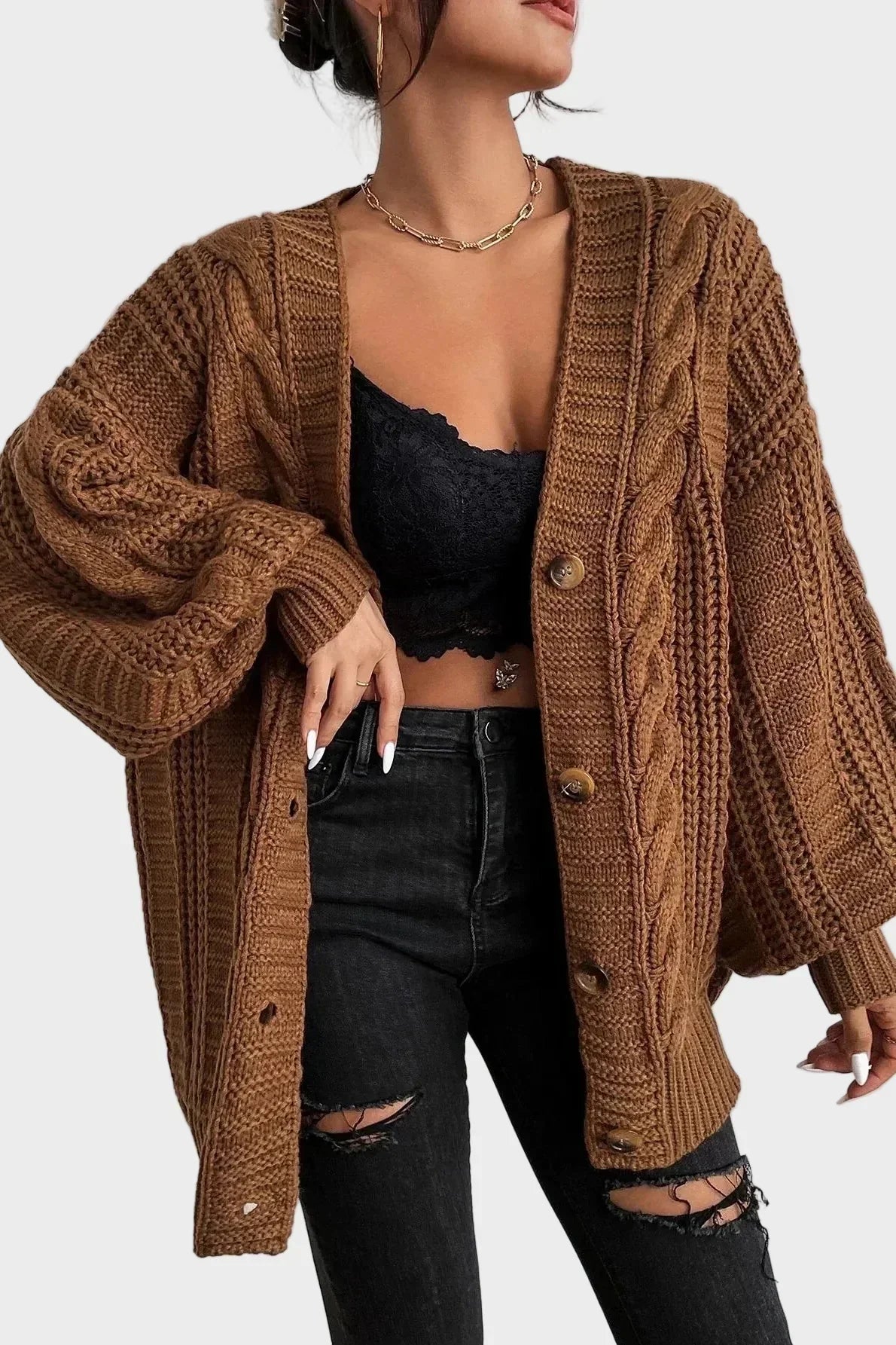 Saga | Kardigán oversize
