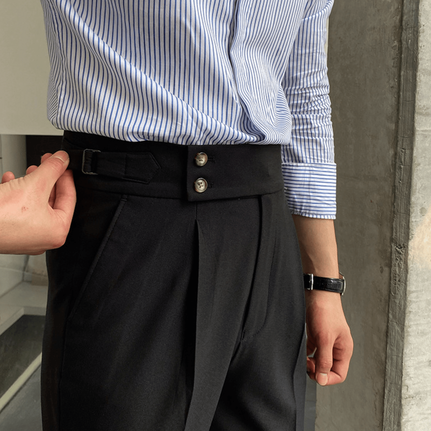 Edward | Elegantné Nohavice s Vysokým Pásom