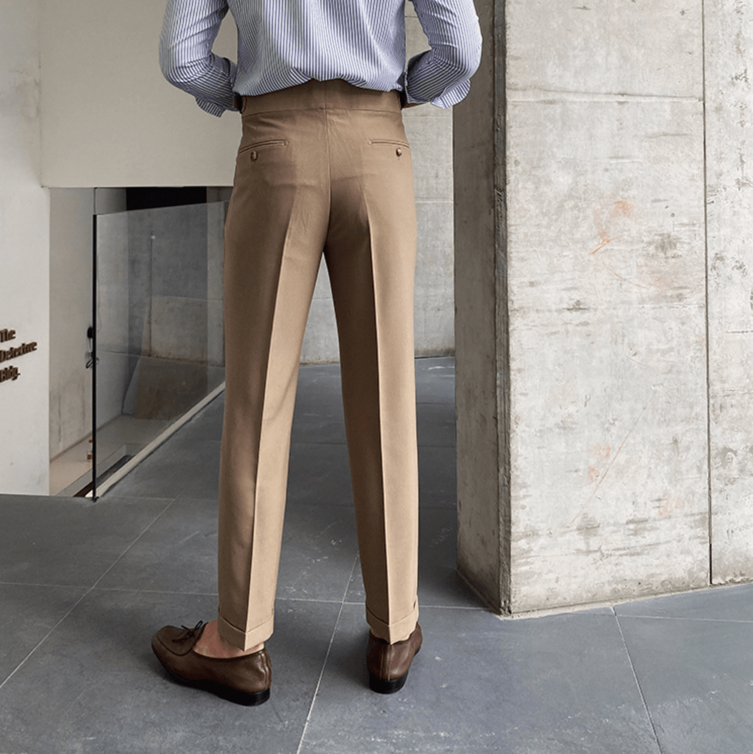 Edward | Elegantné Nohavice s Vysokým Pásom