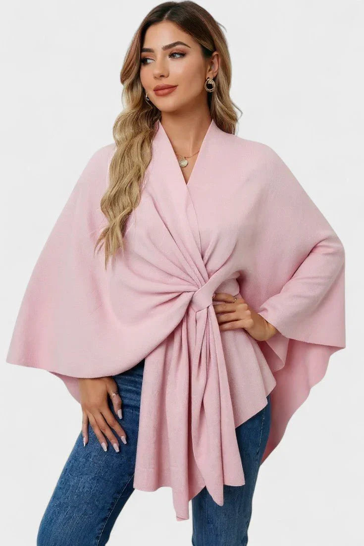 Yvette | Elegantné drapované pončo
