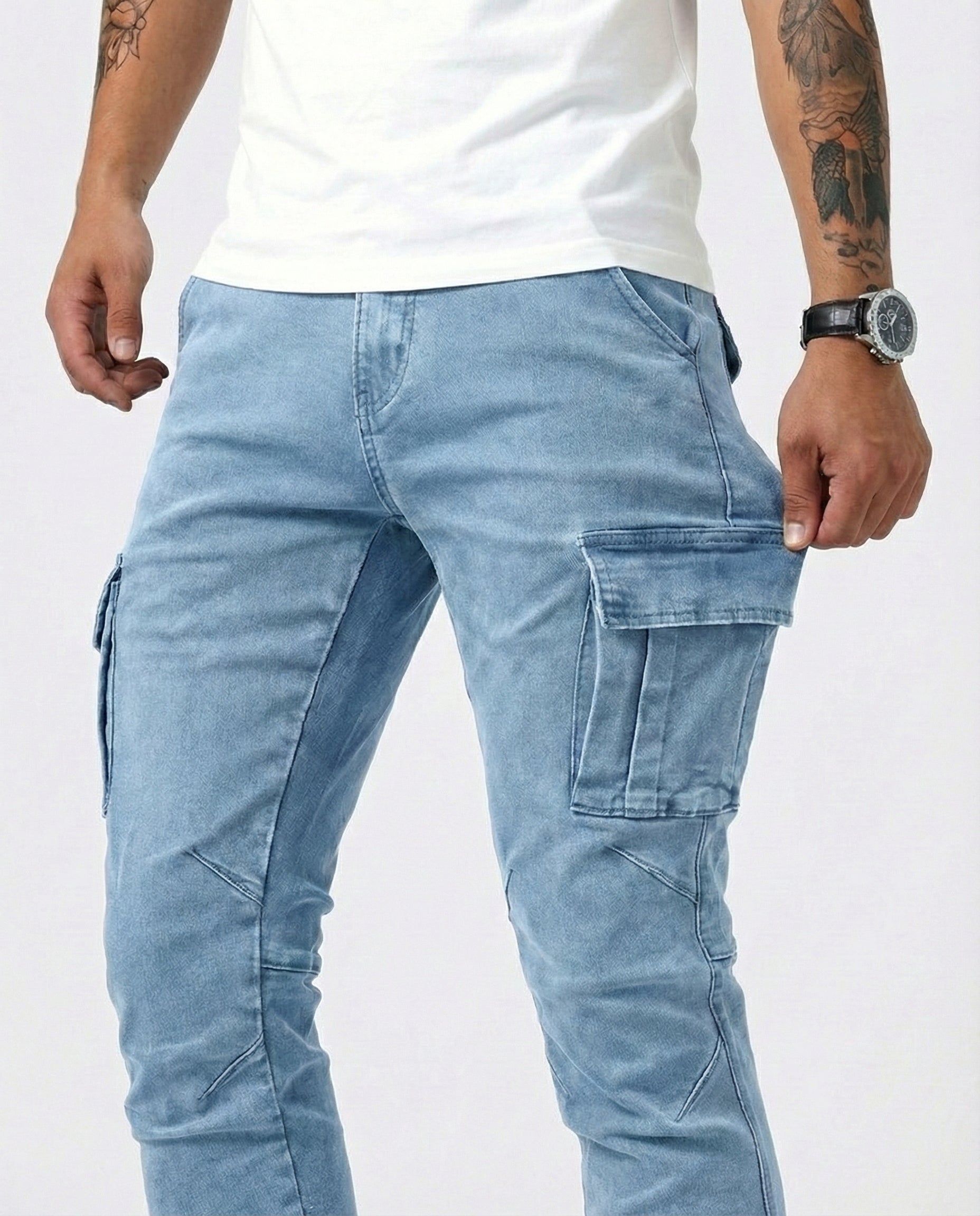 Jean | Elastické Cargo Nohavice