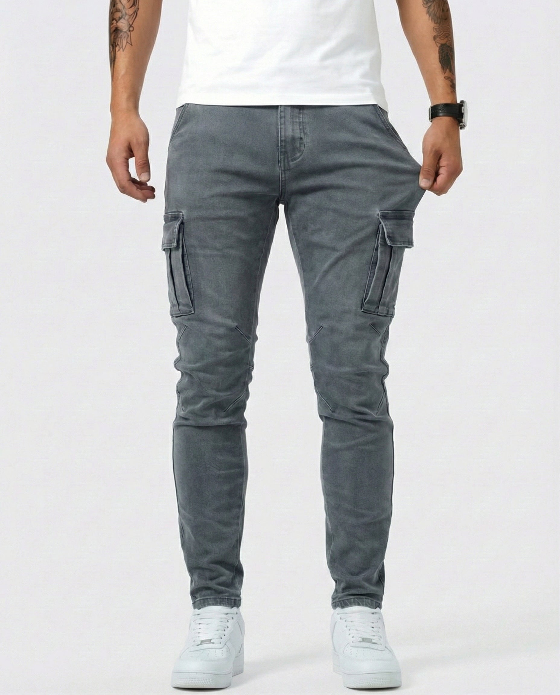 Jean | Elastické Cargo Nohavice