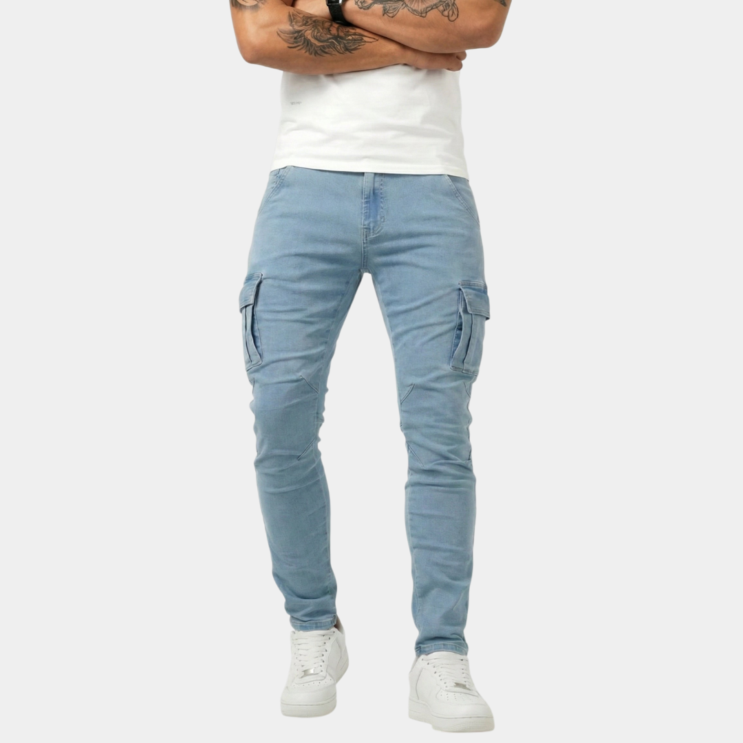 Jean | Elastické Cargo Nohavice