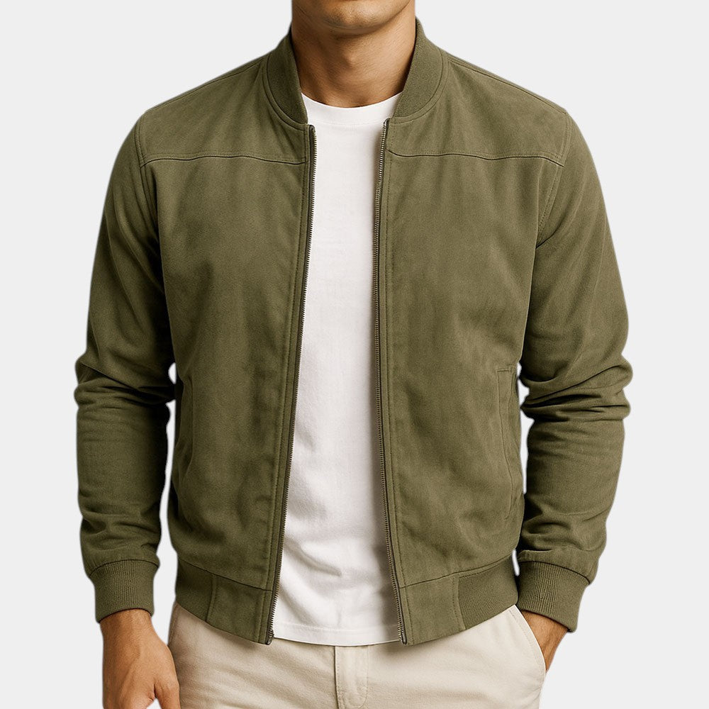 Adrian | Prémiová bomber bunda z semišu