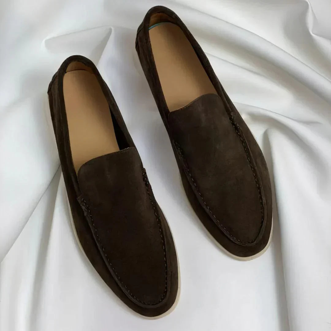 Tristan | Elegantné mokasíny z semišu