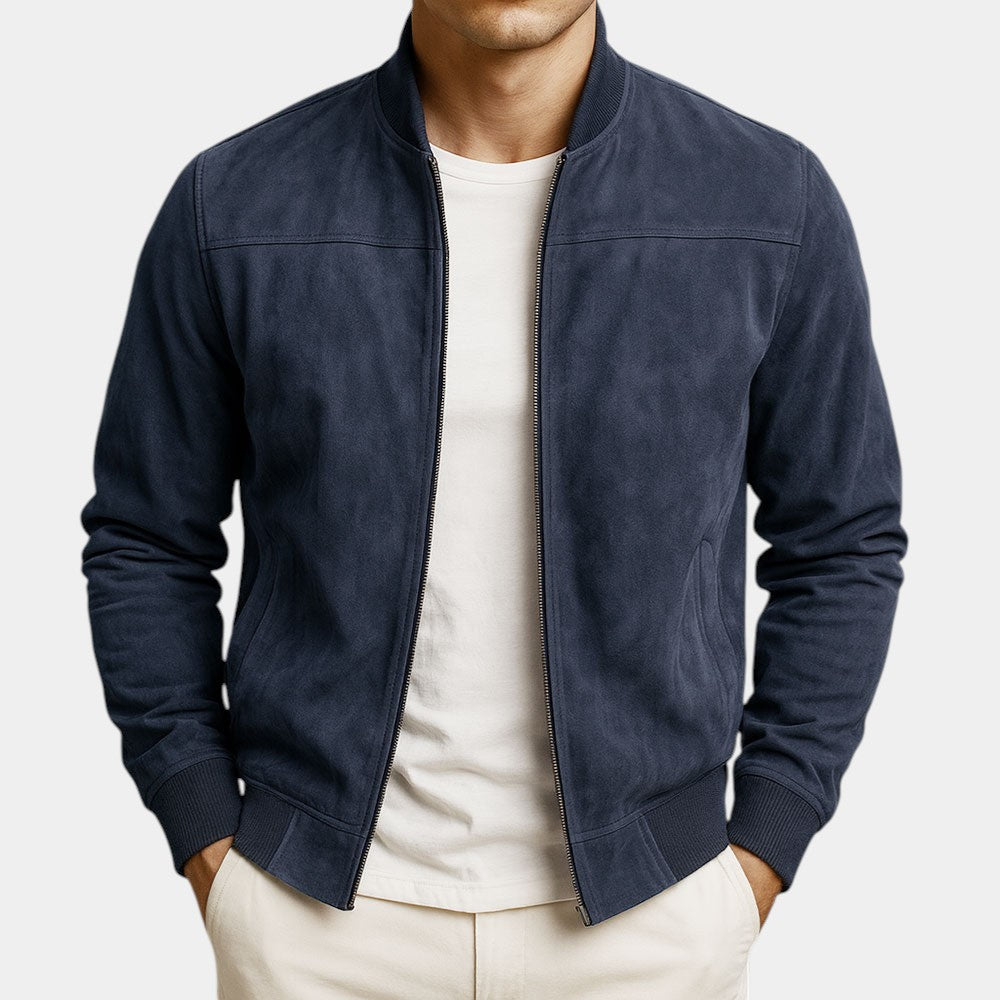Adrian | Prémiová bomber bunda z semišu