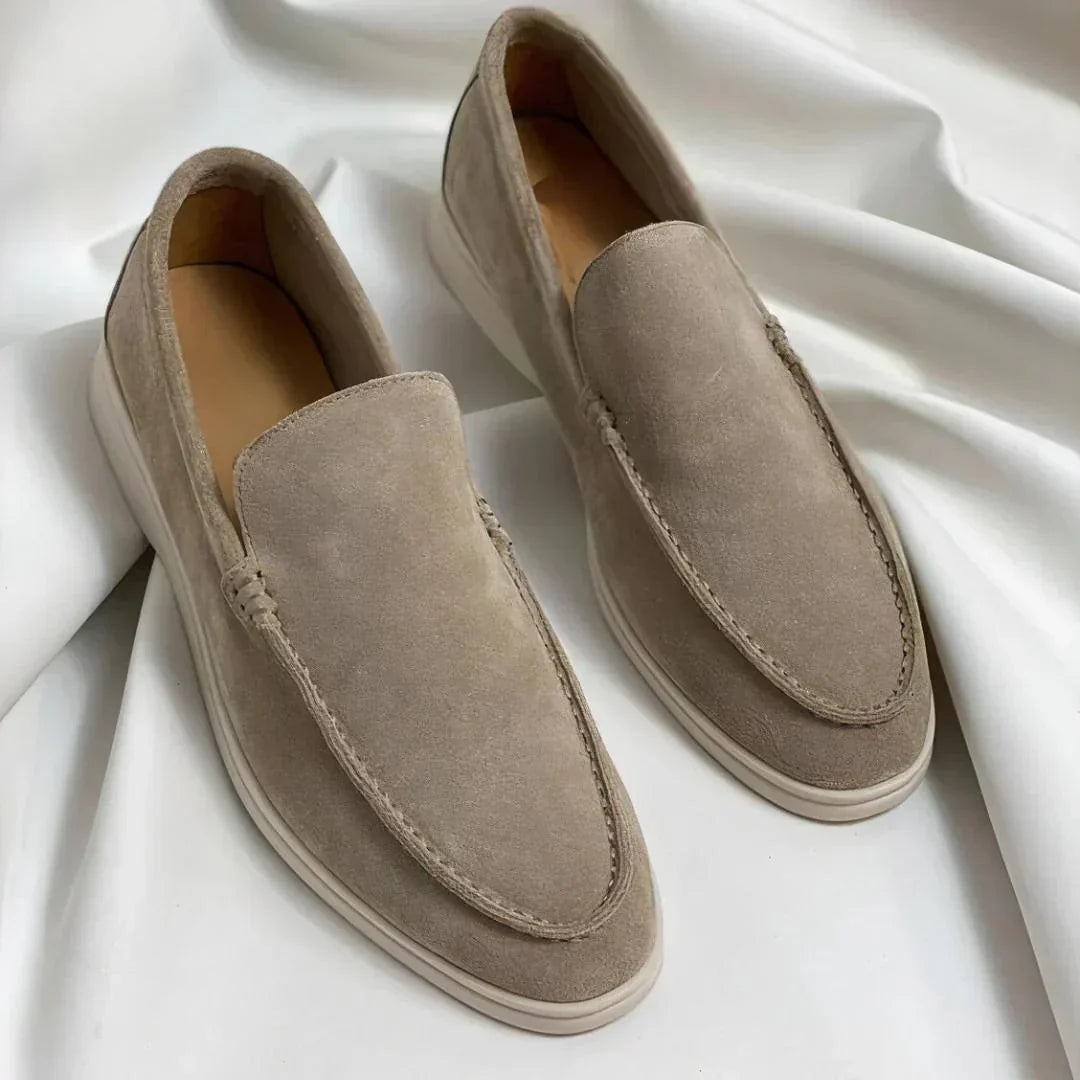 Tristan | Elegantné mokasíny z semišu