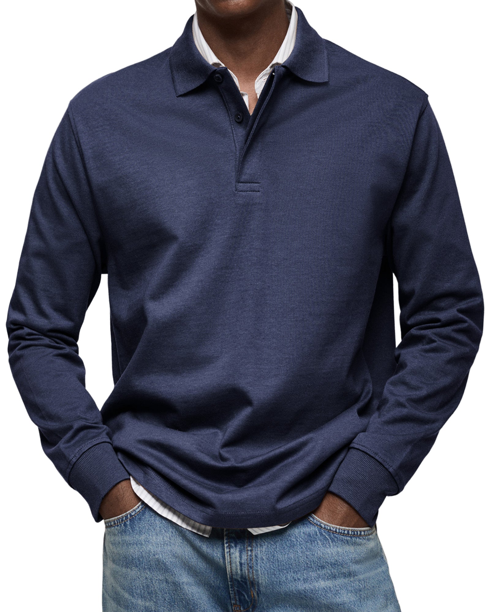 Anthony | Polokošeľa Casual s Dlhým Rukávom