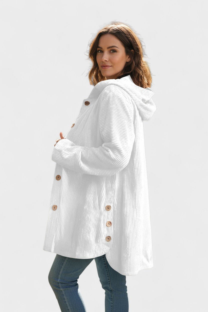 Amalie  | Elegantný velúrový kabát v luxusnom dizajne