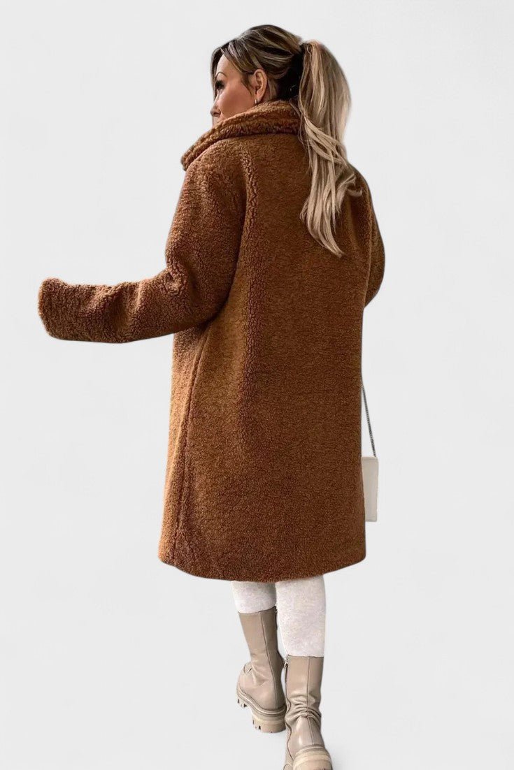 Birgitte  | Elegantná teddy bunda s luxusným dizajnom