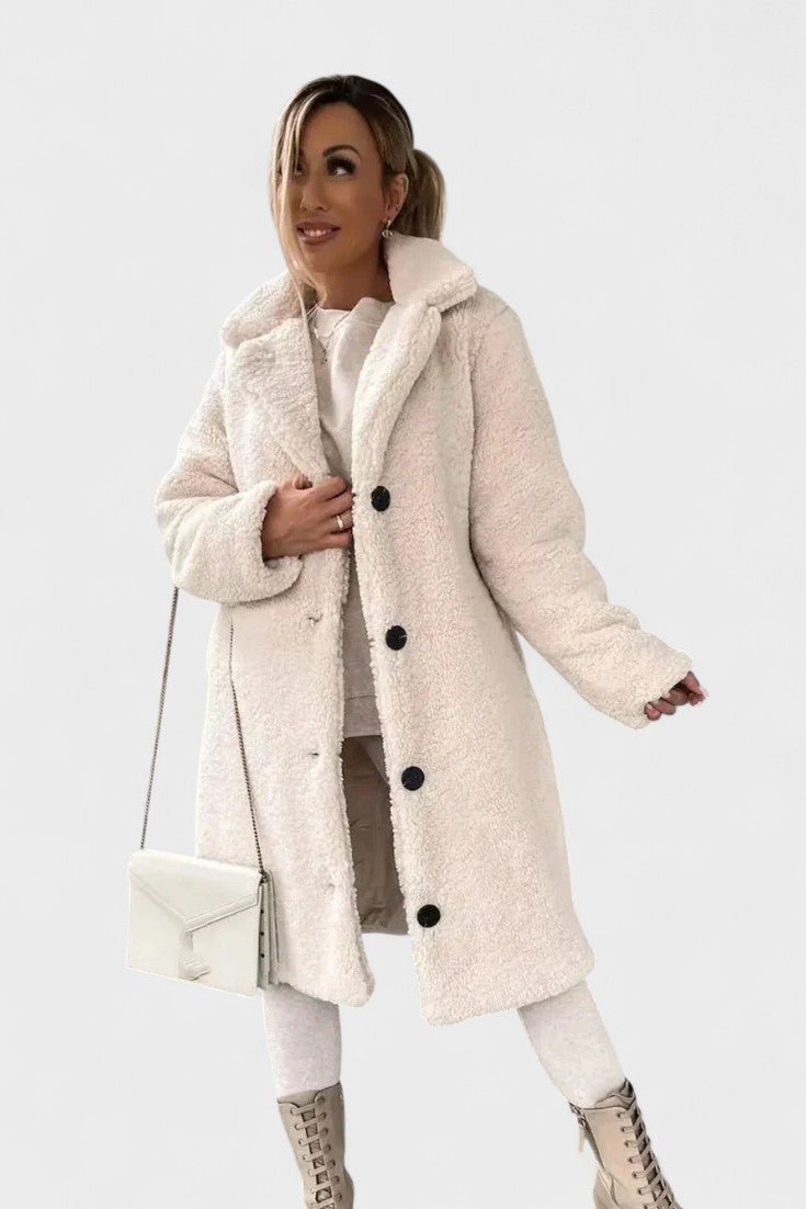 Birgitte  | Elegantná teddy bunda s luxusným dizajnom