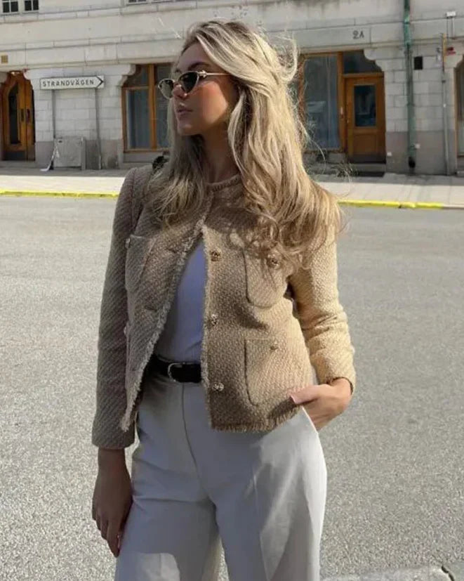 Cecilie | Casaco Bege