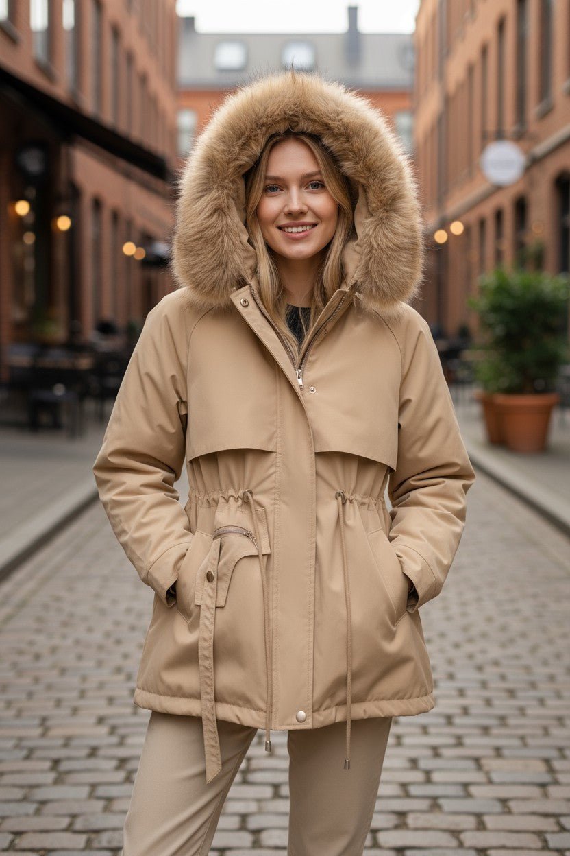 Cecilie | Elegantný zimný kabát v luxusnom dizajne