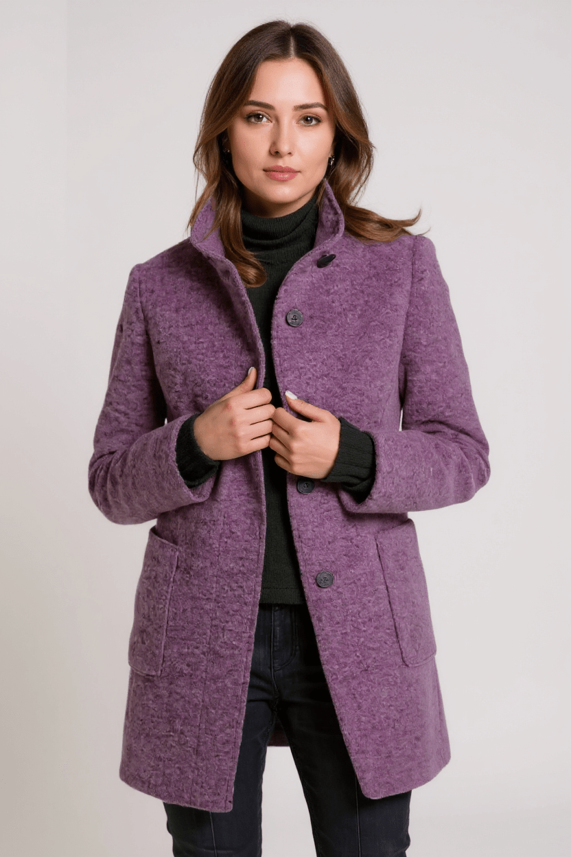 Fiora  | Elegantný kabát s nordickým dizajnom