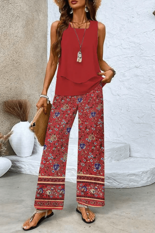 Glória | Letný boho vzorovaný set
