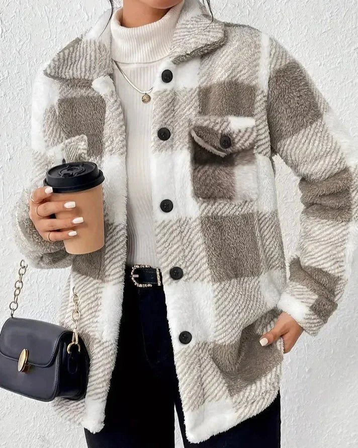Gitte | Casaco de fleece estiloso