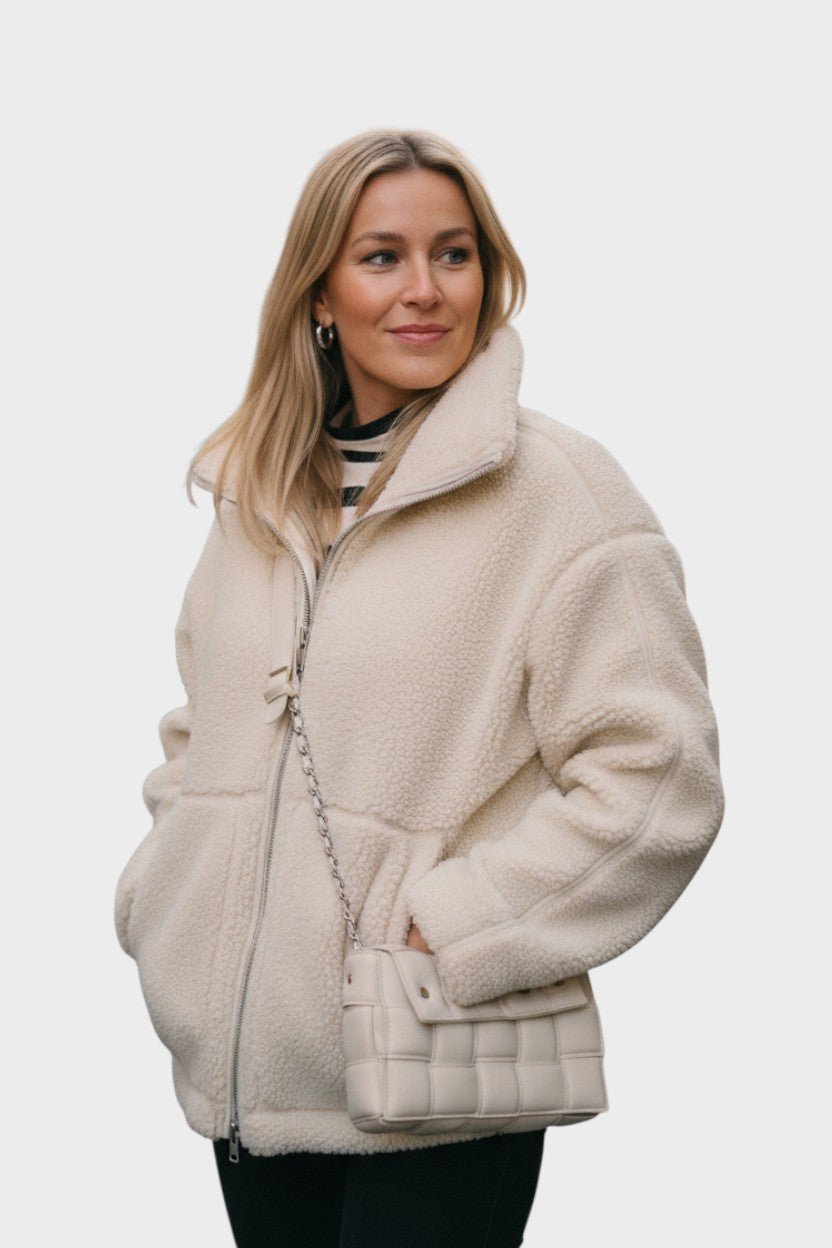 Mille  | Elegantný teddy kabát v severskom dizajne