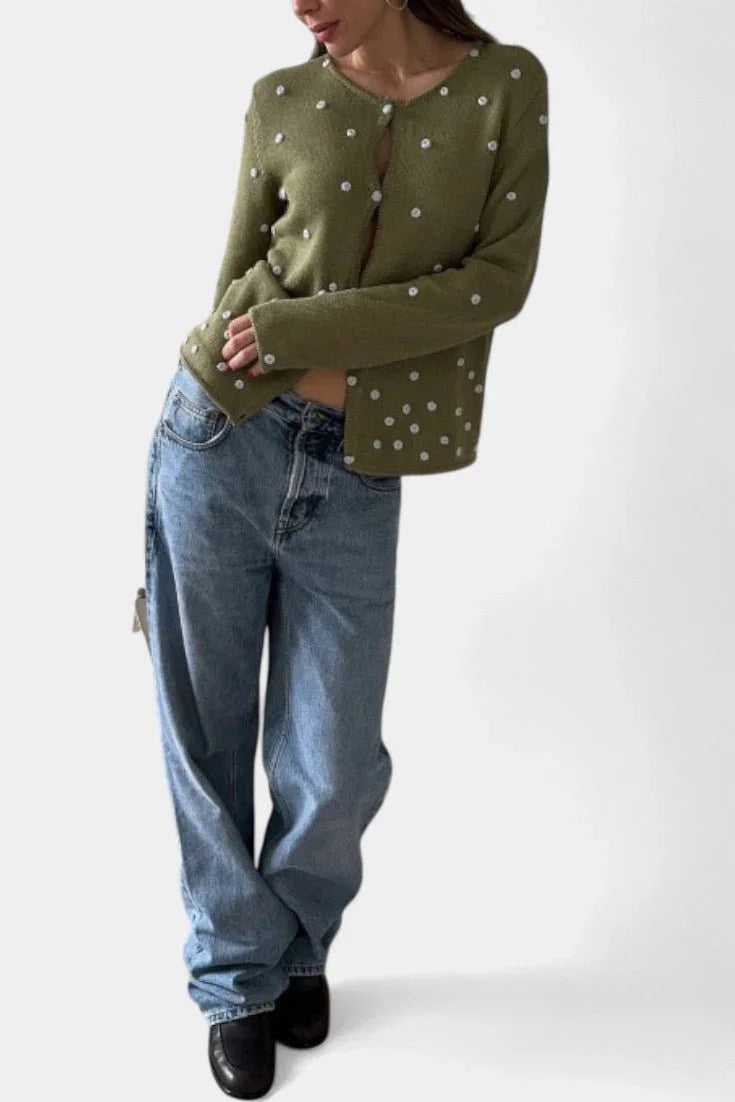 Mille | romantický cardigan