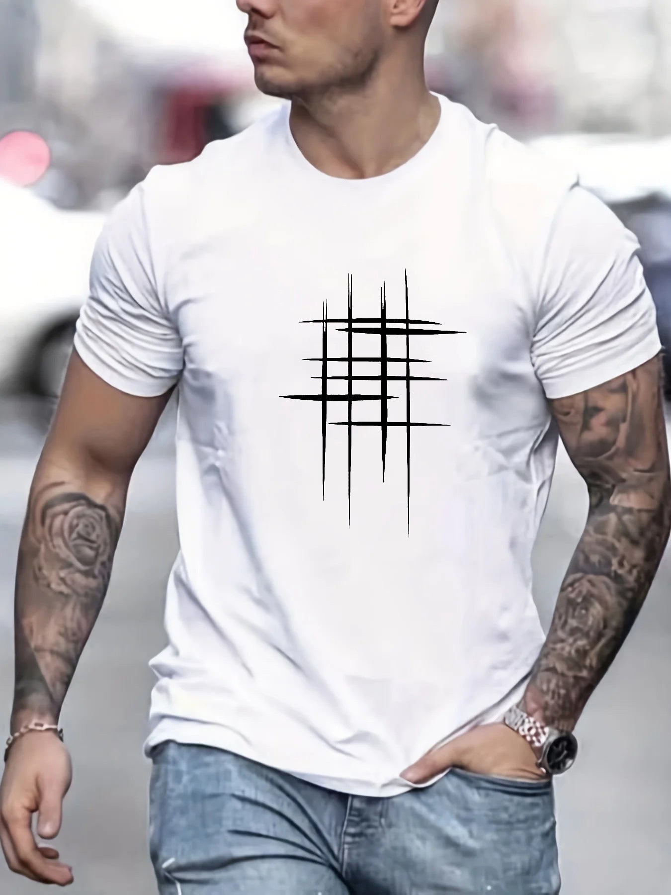 Frédéric | Elegantné tričko s okrúhlym výstrihom