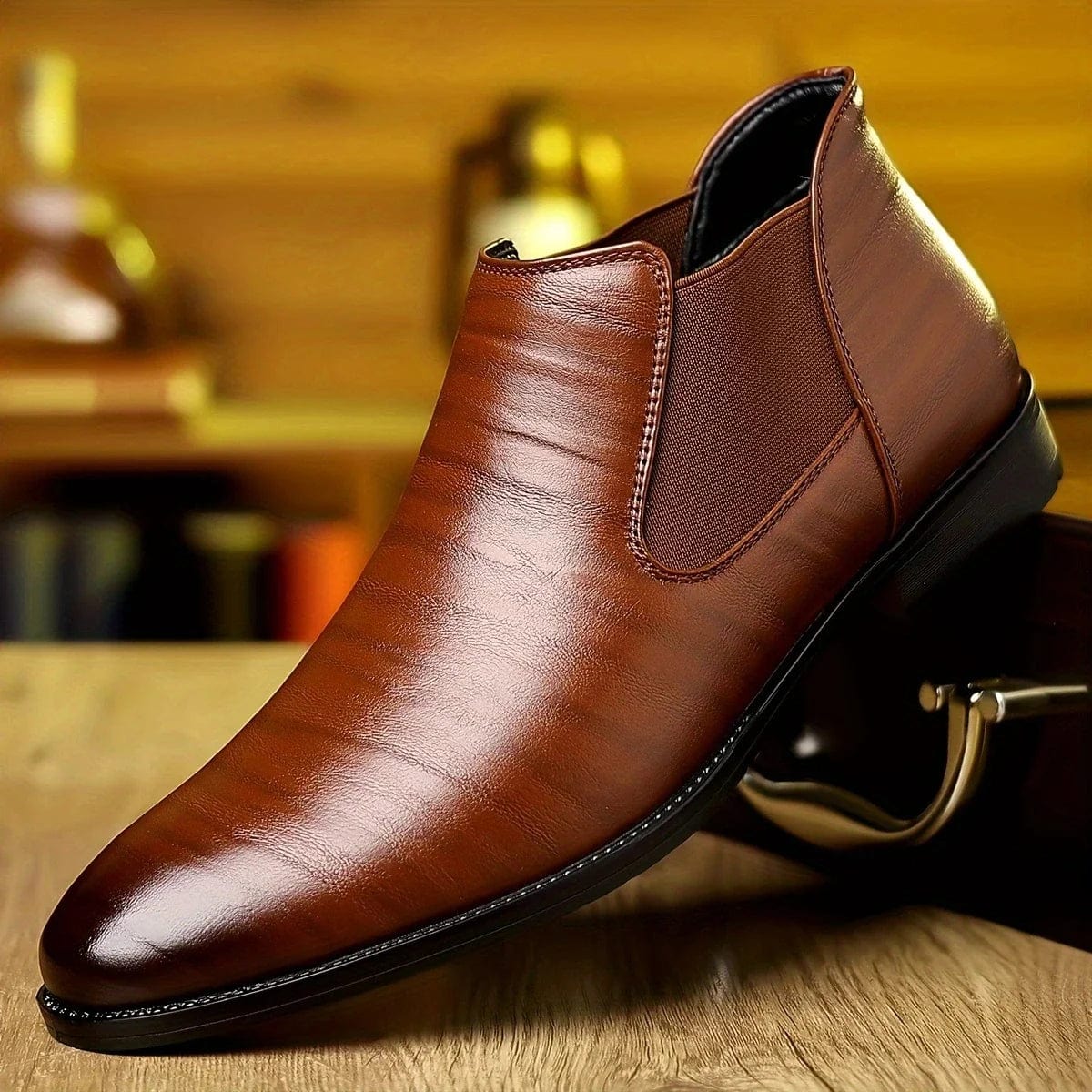 Simon | Elegantné Kožené Čižmy