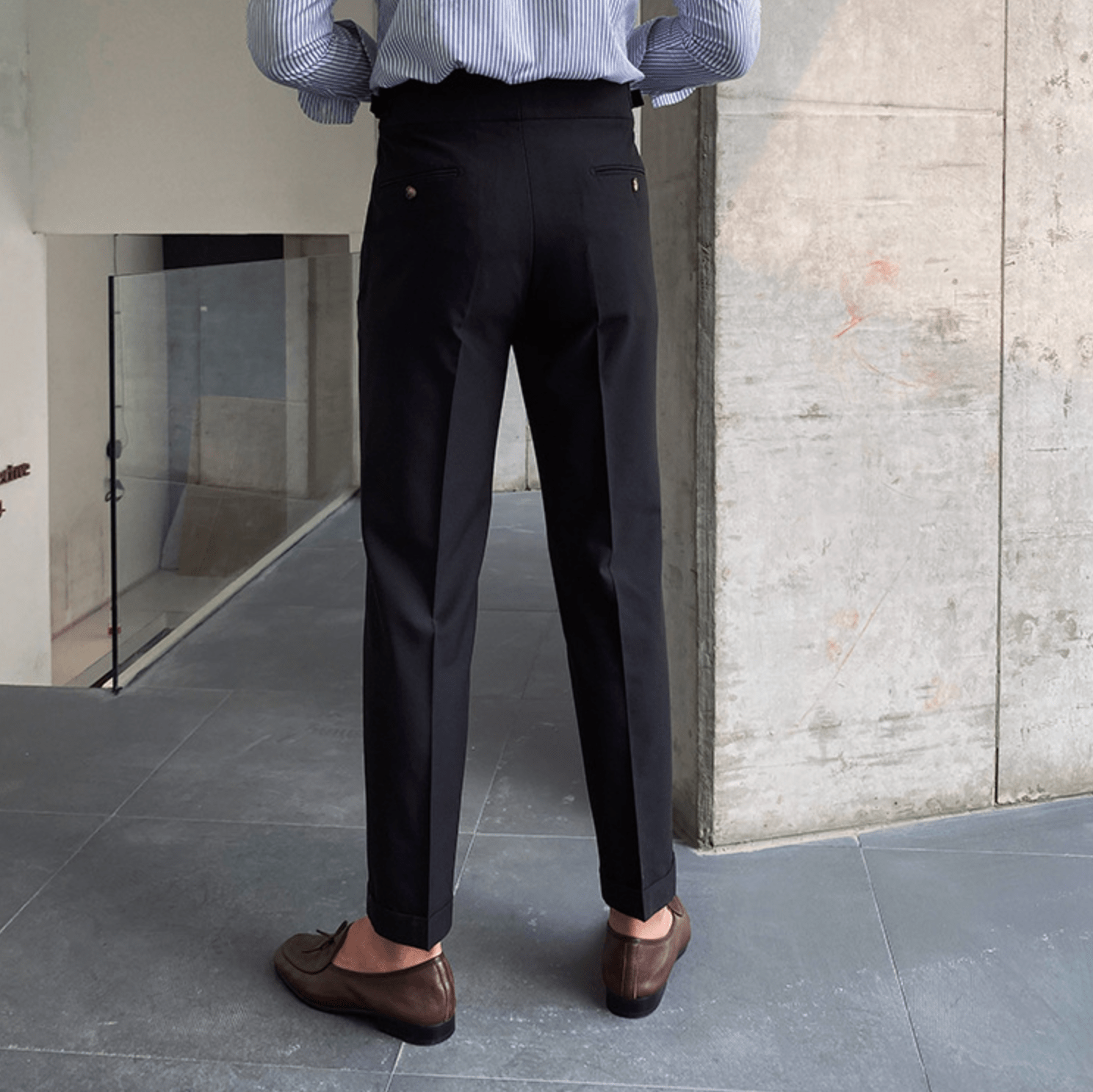 Edward | Elegantné Nohavice s Vysokým Pásom