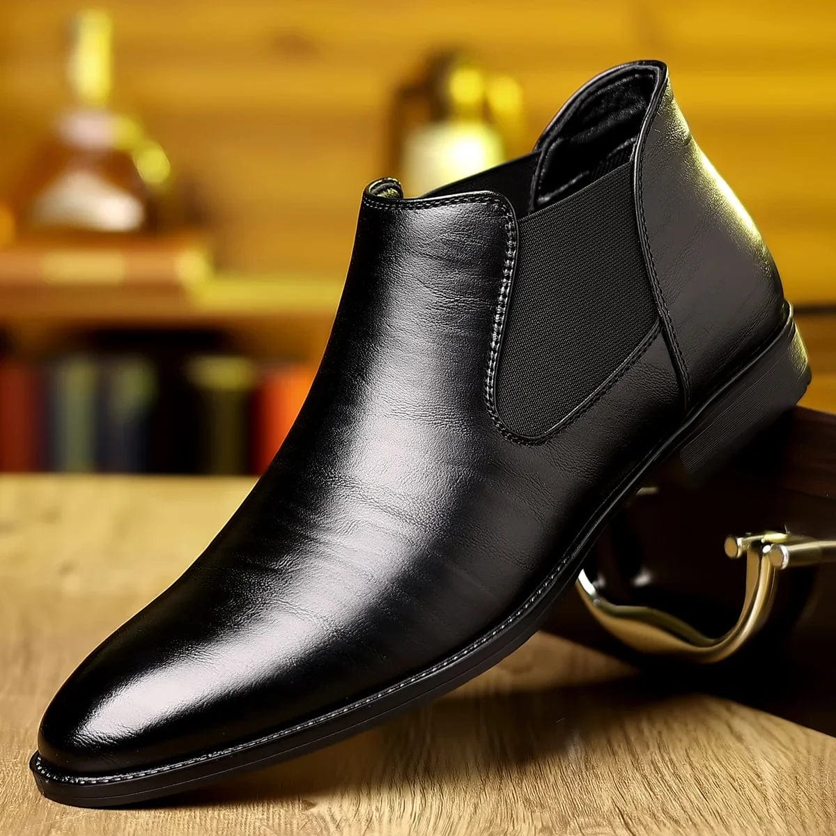 Simon | Elegantné Kožené Čižmy