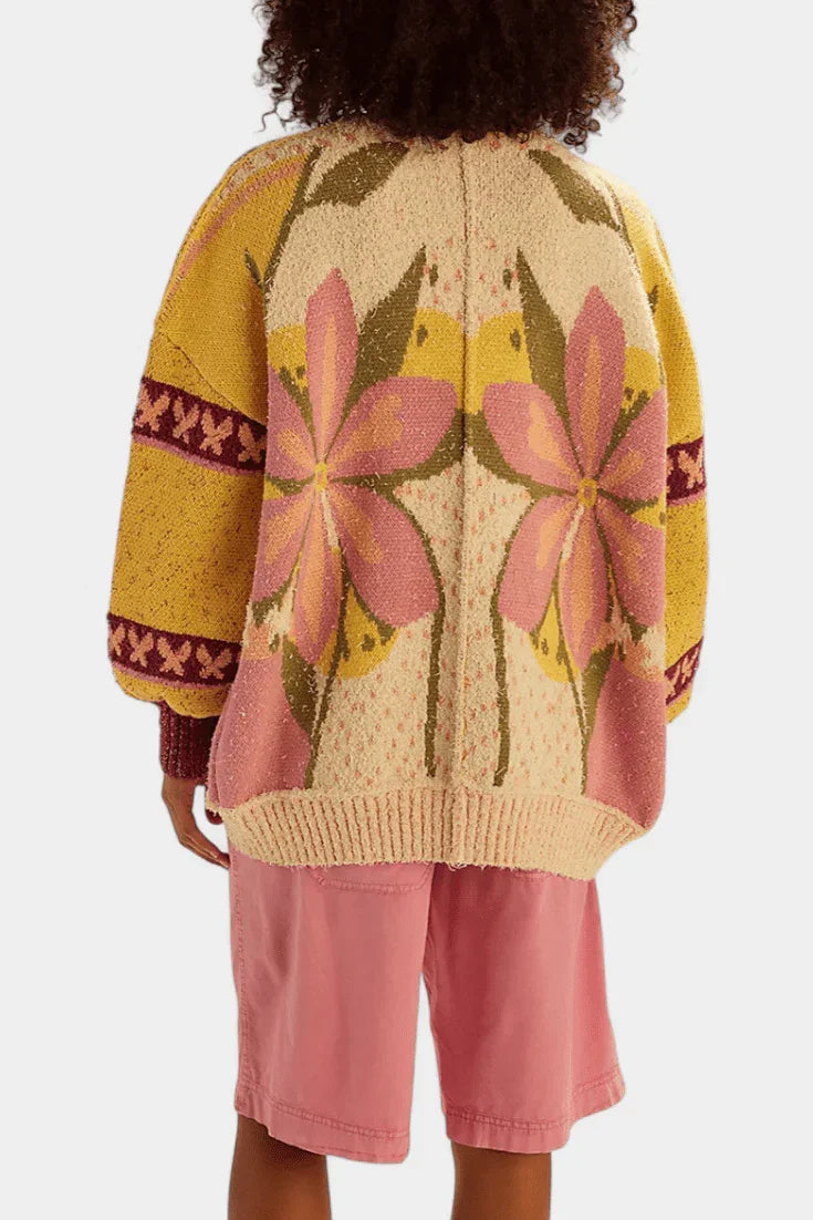 Stine | Kvetinový cardigan