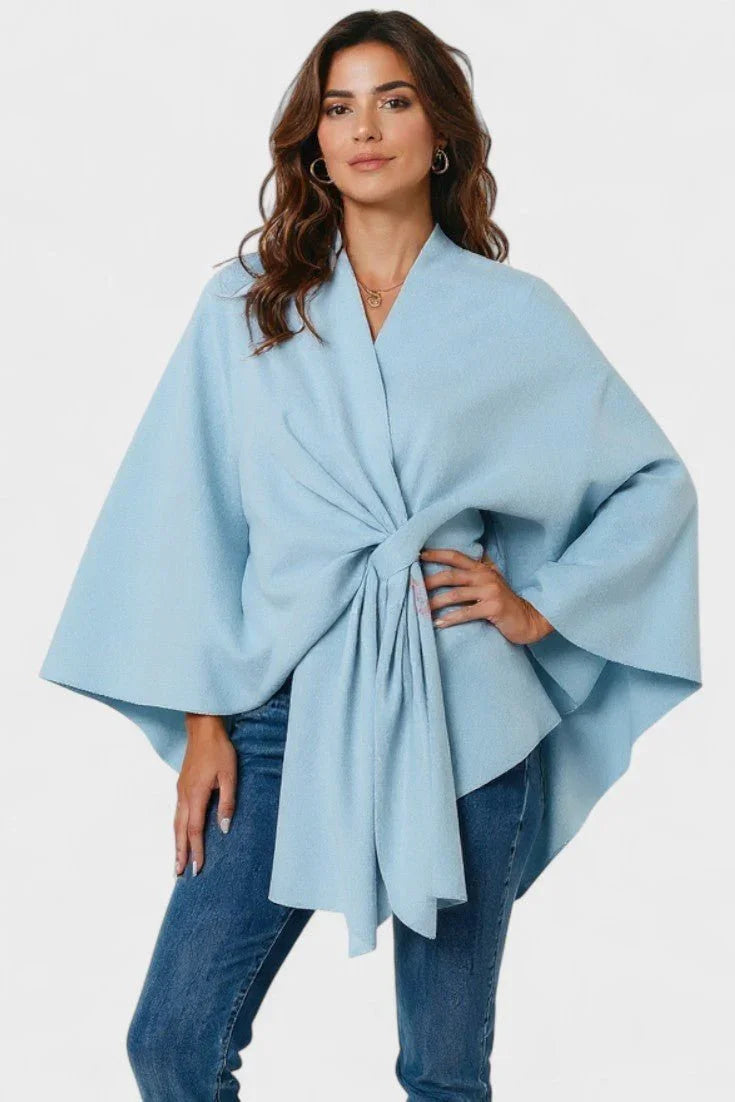 Yvette | Elegantné drapované pončo
