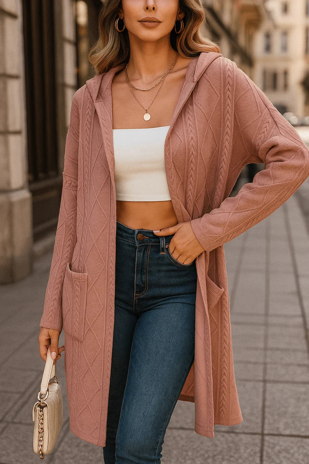 Zienna | Pletený kabát